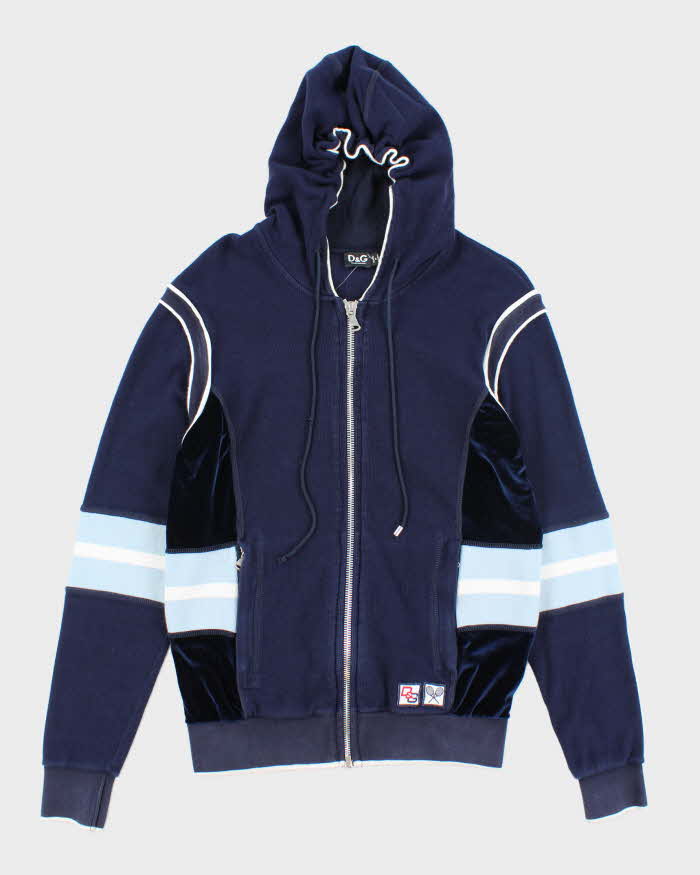 Vintage Y2K Dolce &amp; Gabbana Heavyweight Zip Up Hoodie - XL