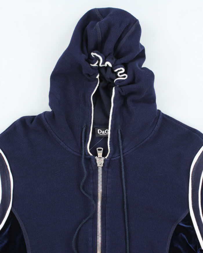 Vintage Y2K Dolce &amp; Gabbana Heavyweight Zip Up Hoodie - XL