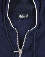 Vintage Y2K Dolce &amp; Gabbana Heavyweight Zip Up Hoodie - XL