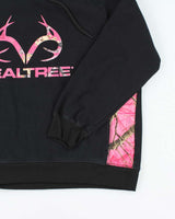 Vintage Y2K Real Tree Pink Camouflage Branded Hoodie - XL