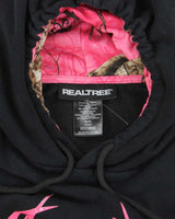 Vintage Y2K Real Tree Pink Camouflage Branded Hoodie - XL