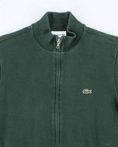 Vintage 2000's Lacoste Small Croc Full Zip Up Sweatshirt - M