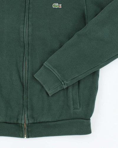 Vintage 2000's Lacoste Small Croc Full Zip Up Sweatshirt - M