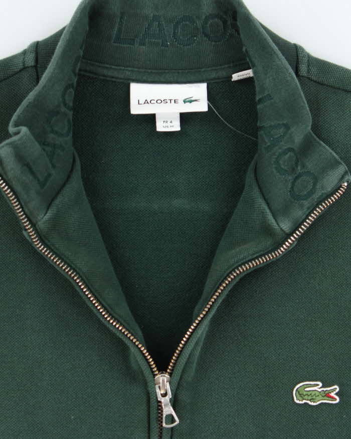 Vintage 2000's Lacoste Small Croc Full Zip Up Sweatshirt - M