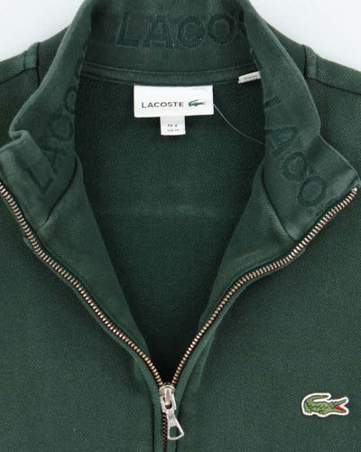 Vintage 2000's Lacoste Small Croc Full Zip Up Sweatshirt - M