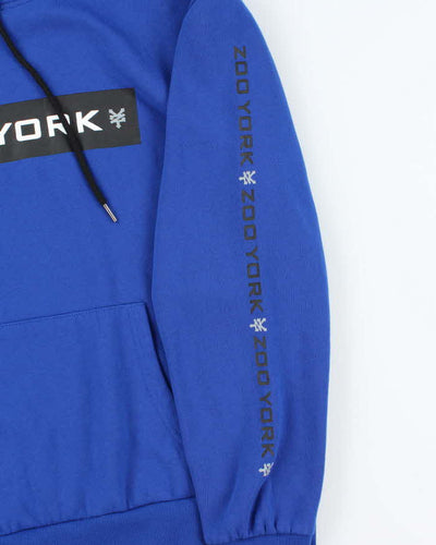 Vintage 2000's Zoo York Spell Out Lightweight Hoodie - XL