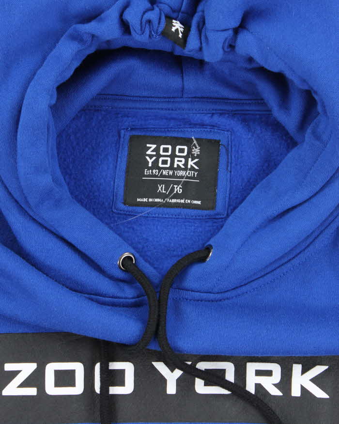 Vintage 2000's Zoo York Spell Out Lightweight Hoodie - XL
