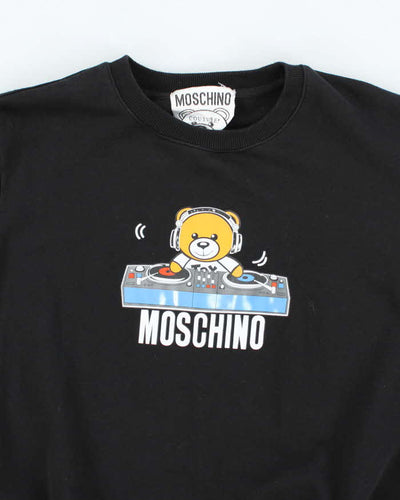 Vintage Y2K Moschino DJ Bear Graphic Sweatshirt - XXL