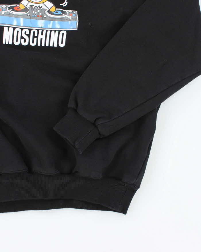 Vintage Y2K Moschino DJ Bear Graphic Sweatshirt - XXL