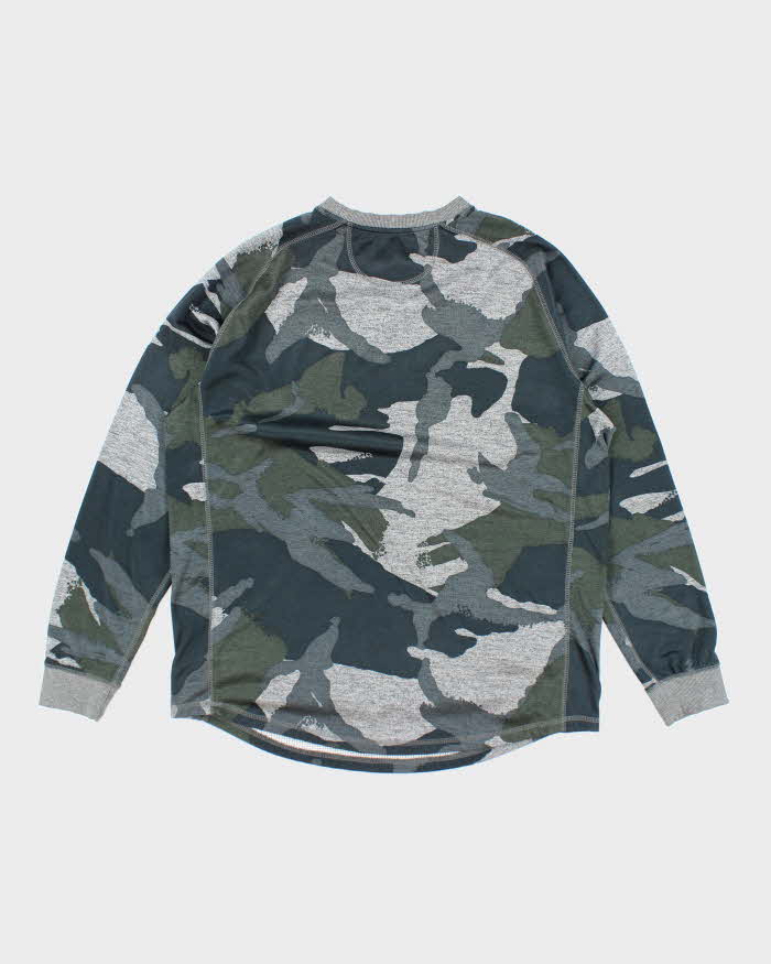 Vintage Burton Camouflage Sweatshirt - XXL
