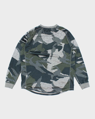Vintage Burton Camouflage Sweatshirt - XXL