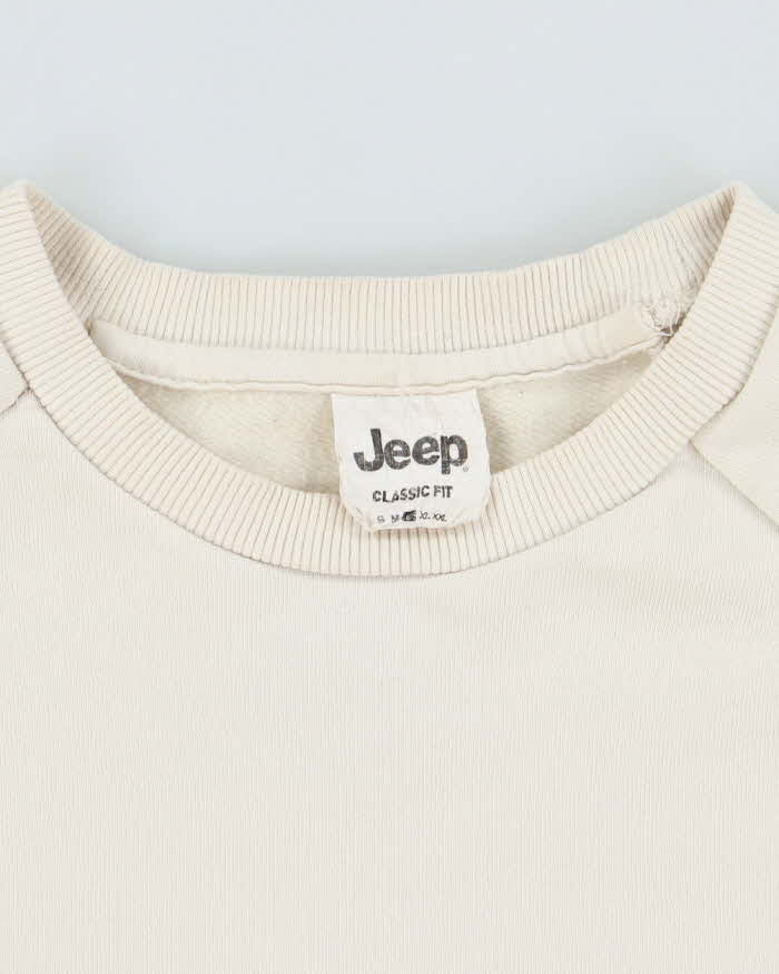 Vintage Y2K Jeep Go Anywhere Graphic Sweatshirt - L