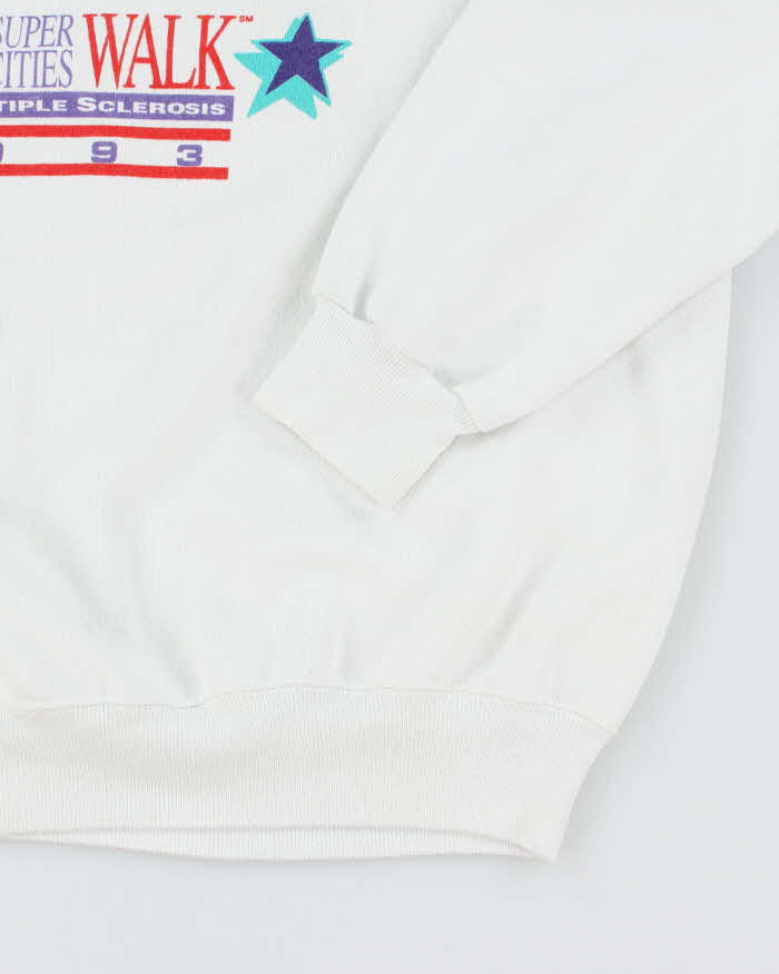 Vintage 90's Walk for Multiple Sclerosis Graphic Sweatshirt - XL