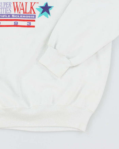 Vintage 90's Walk for Multiple Sclerosis Graphic Sweatshirt - XL