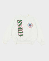 Vintage 90's Guess USA Goes First Class Sweatshirt - M