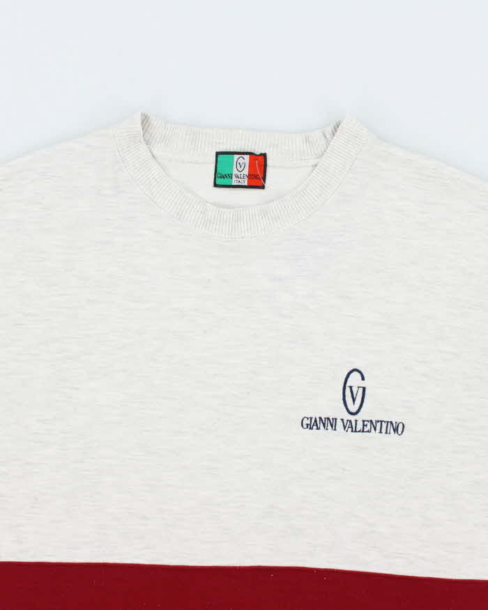 Vintage 1990's Gianni Valentino Embroidered Sweatshirt - L
