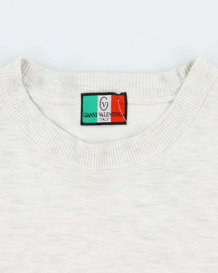 Vintage 1990's Gianni Valentino Embroidered Sweatshirt - L
