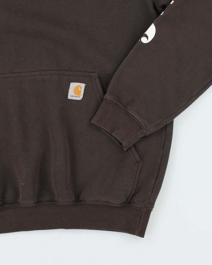Vintage 2000's Carhartt Oversized Faded Hoodie - S