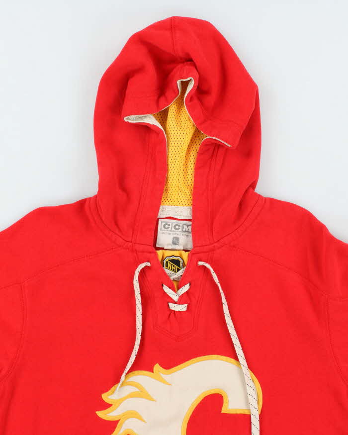 Vintage 90's CCM Calgary Flames Oversized Sports Hoodie - M
