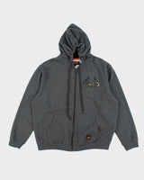 Vintage Y2K Real Tree Oversized Zip Up Hoodie - XXL