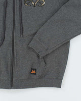 Vintage Y2K Real Tree Oversized Zip Up Hoodie - XXL