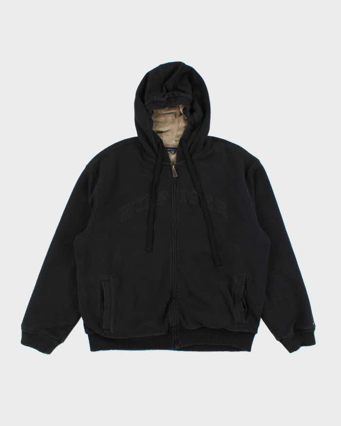 Vintage Tommy Hilfiger Heavyweight Lined Zip Up Hoodie - L