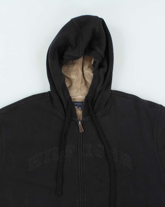 Vintage Tommy Hilfiger Heavyweight Lined Zip Up Hoodie - L