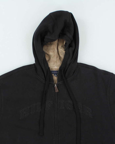 Vintage Tommy Hilfiger Heavyweight Lined Zip Up Hoodie - L