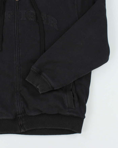 Vintage Tommy Hilfiger Heavyweight Lined Zip Up Hoodie - L