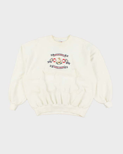 Vintage 90's Embroidered Song of Norway Sweatshirt - XL