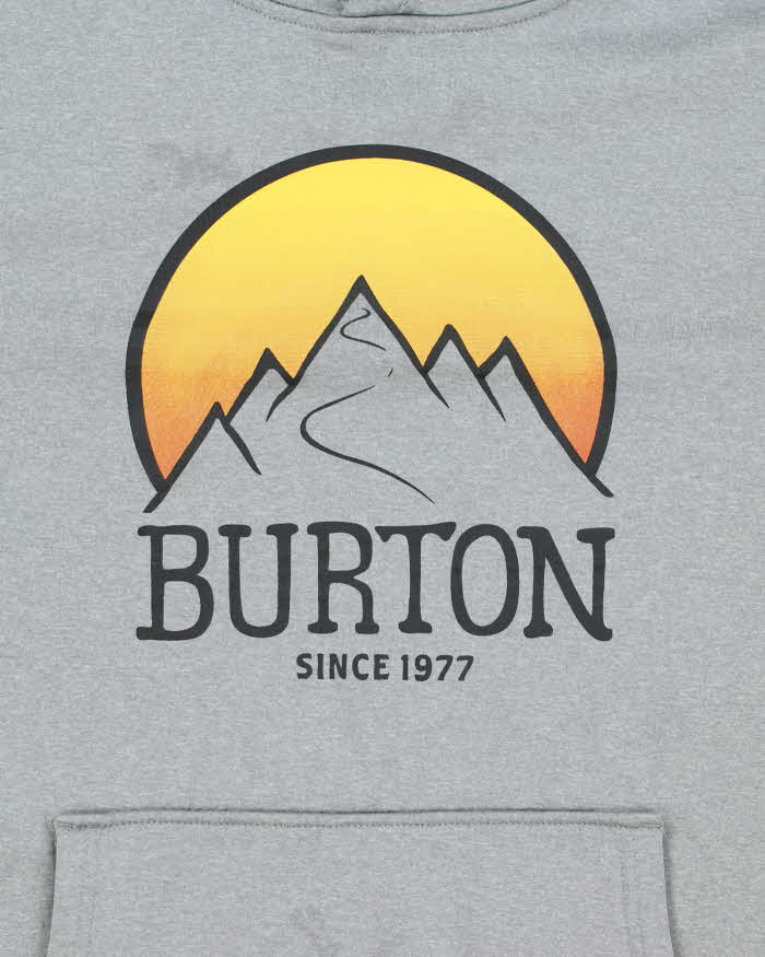 Vintage 2000's Burton Snowboards Dryride Centre Logo Hoodie - L