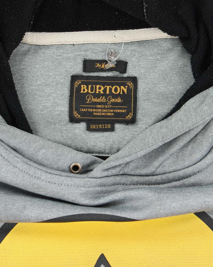 Vintage 2000's Burton Snowboards Dryride Centre Logo Hoodie - L
