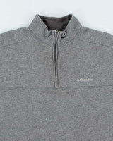 Vintage 2000's Columbia Quarter Zip Sweatshirt - L