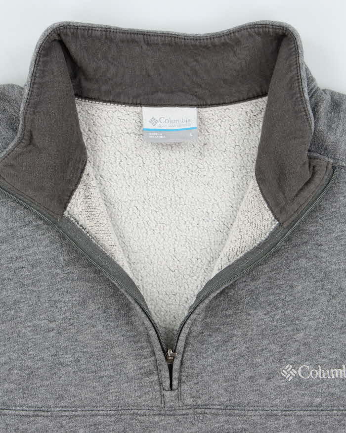 Vintage 2000's Columbia Quarter Zip Sweatshirt - L
