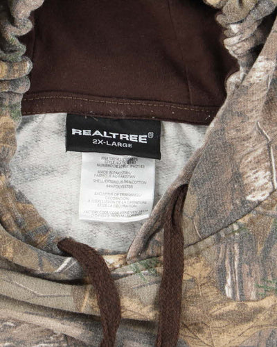 Vintage 2000's Real Tree Oversized Camouflage Hoodie - XXL