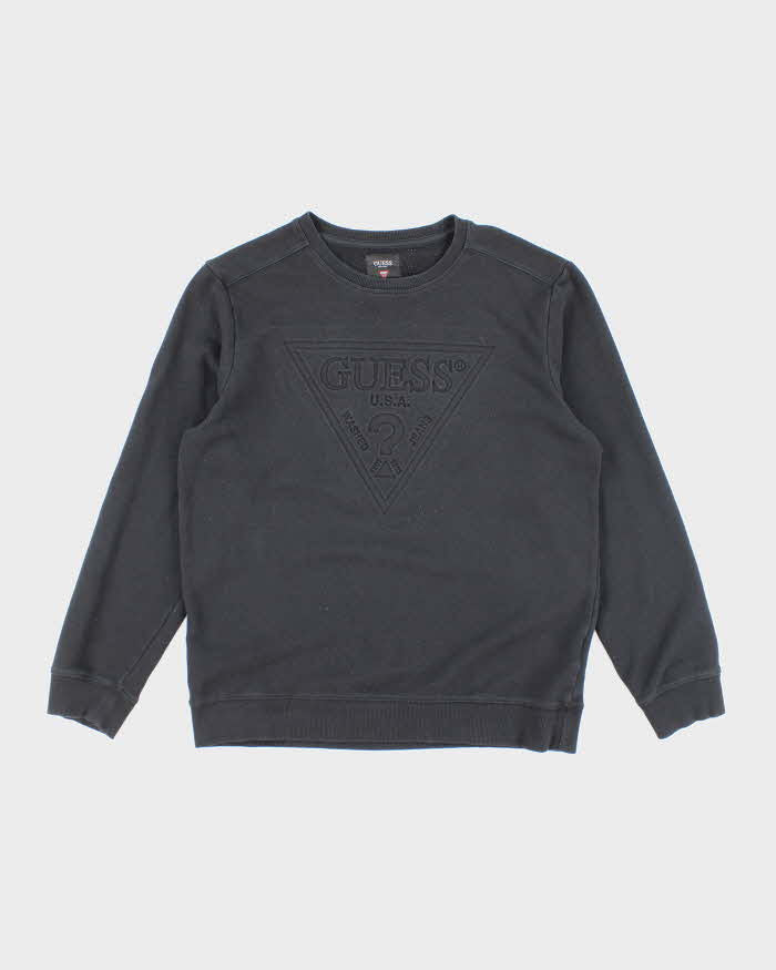 Vintage 2000's Guess Jeans Embossed Logo Sweatshirt - L