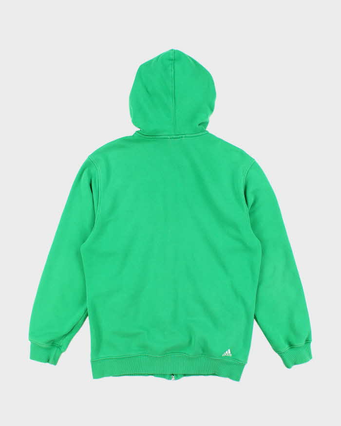 Vintage 2000's Adidas Three Striped Zip Up Hoodie - M