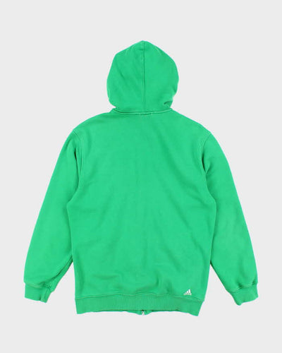 Vintage 2000's Adidas Three Striped Zip Up Hoodie - M