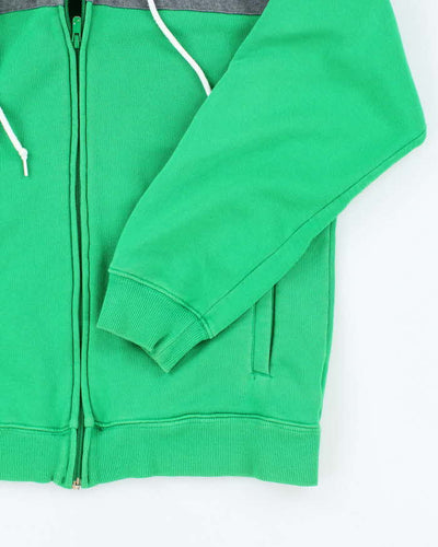 Vintage 2000's Adidas Three Striped Zip Up Hoodie - M