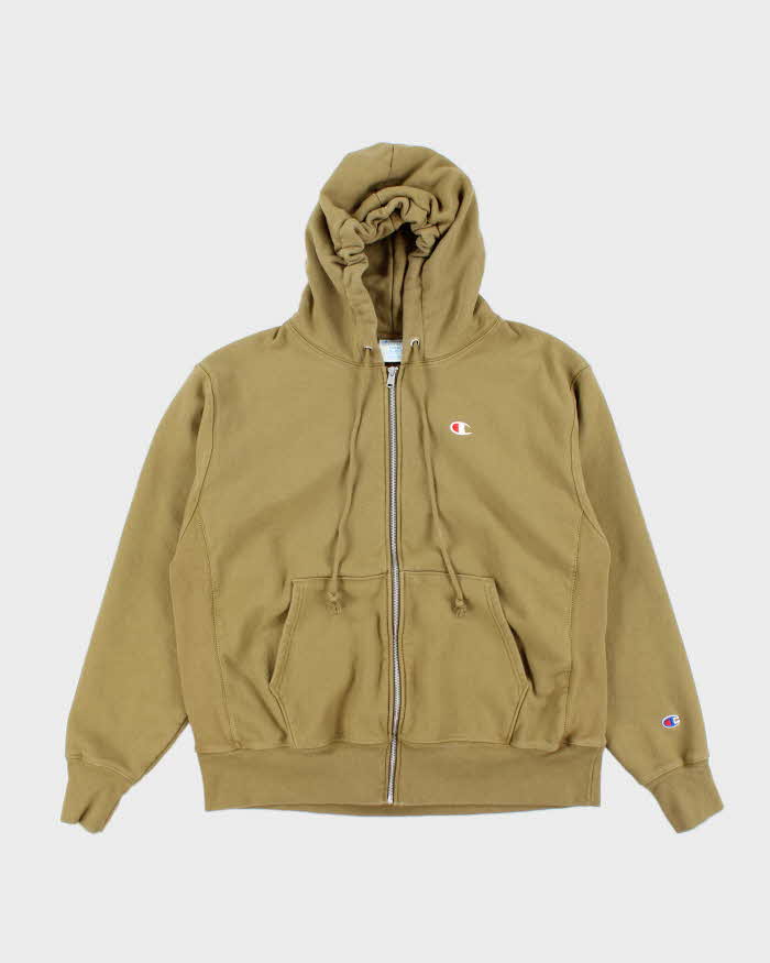 Vintage 2000's Champion Heavyweight Reverse Weave Zip Up Hoodie - L