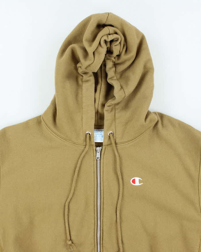 Vintage 2000's Champion Heavyweight Reverse Weave Zip Up Hoodie - L