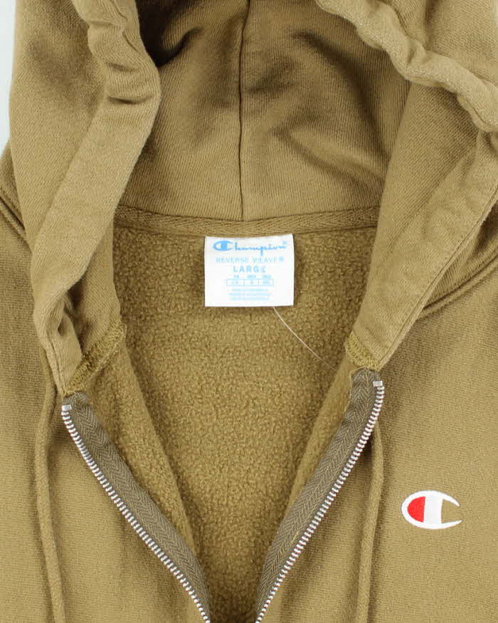 Vintage 2000's Champion Heavyweight Reverse Weave Zip Up Hoodie - L