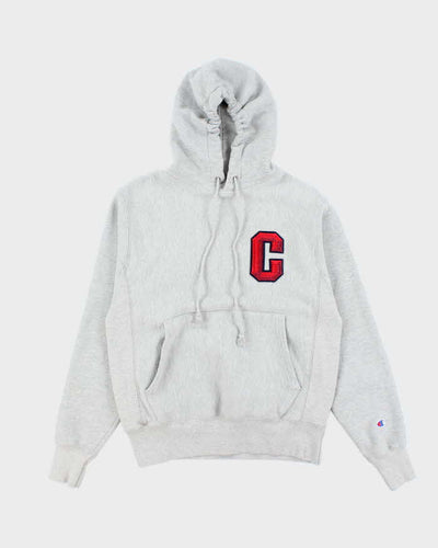 Vintage 2000's Champion C Patch Reverse Weave Hoodie - S