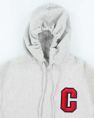 Vintage 2000's Champion C Patch Reverse Weave Hoodie - S
