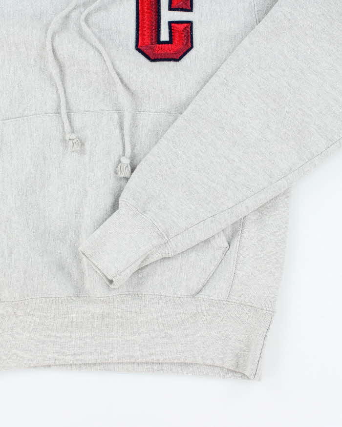 Vintage 2000's Champion C Patch Reverse Weave Hoodie - S