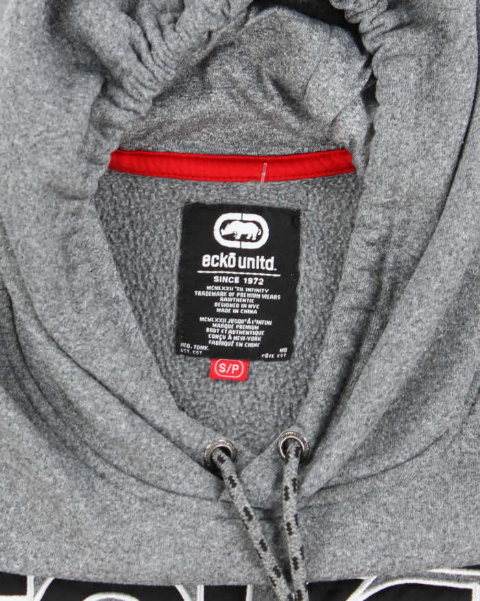 Vintage Y2K Ecko Spell Out Logo Hoodie - S