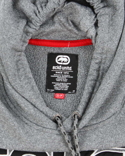 Vintage Y2K Ecko Spell Out Logo Hoodie - S