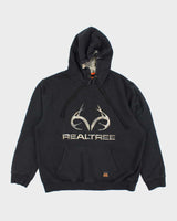 Vintage Realtree Black Hoodie - XL