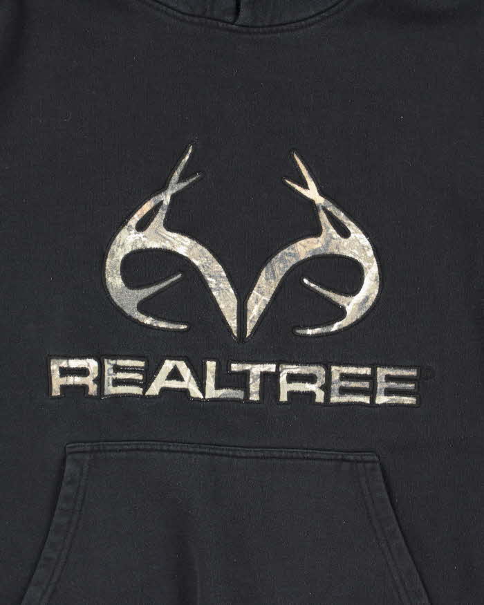 Vintage Realtree Black Hoodie - XL