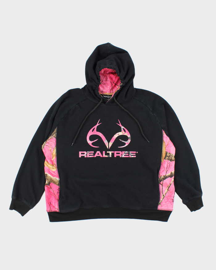 Vintage 00s Realtree Pink Camo Hoodie - XL